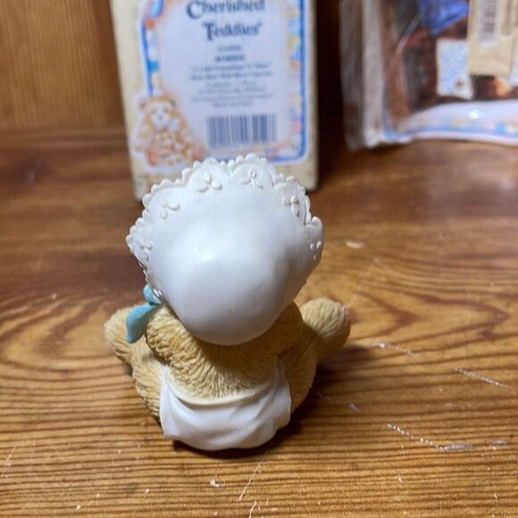Vintage Enesco 1993 Cherished Teddies Bobbie A Little Friendship to Share 624896 - Picture 4 of 8